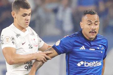 Corinthians empató en el último suspiro ante Cruzeiro en el Brasileirao