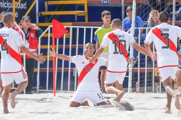 Perú se quedó con el quinto lugar en el Sudamericano Sub 20 de fútbol playa