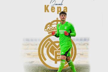 Kepa se convirtió en nuevo portero del Real Madrid