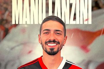 Manuel Lanzini retornó a River Plate