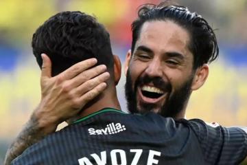 ¡En los descuentos! Betis derrotó por 2-1 a Villarreal en el inicio de la liga española