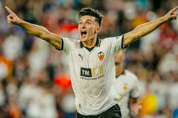 Valencia venció por 1-0 a La Palmas por la liga española