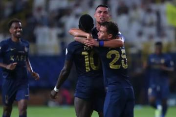 Con gran actuación de Cristiano Ronaldo, Al-Nassr apabulló por 4-0 a Al- Shabab