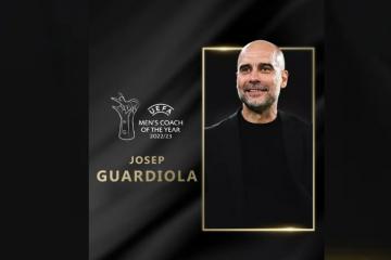 Josep Guardiola se llevó el Premio 'The Best' como mejor entrenador