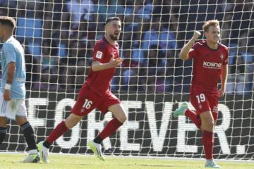 Tapia fue suplente en derrota del Celta en casa
