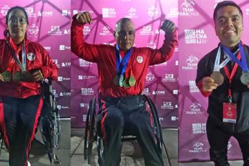 Perú logra 4 medallas de oro en Open de Parapowerlifting