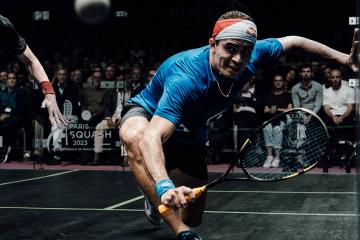 Diego Elías clasificó a semifinales del Paris Squash 2023