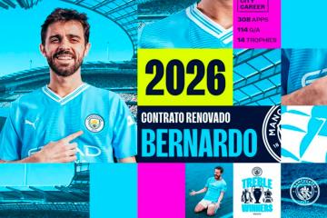 Bernardo Silva amplió su vínculo con Manchester City