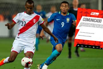 ¡Llamado de emergencia! Nilson Loyola fue convocado para el encuentro ante Brasil