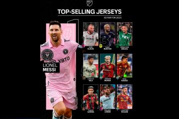 Camiseta de Ruidíaz es una de las más vendidas de la MLS en el 2023