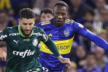 Con Advíncula todo el partido, Boca igualó ante Palmeiras