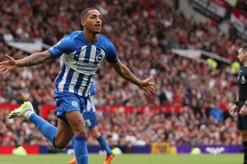 Brighton sorprendió al United en Old Trafford