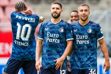 Sin Marcos López, Feyenoord ganó por 5-1 de visita