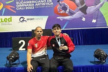 Selección de Gimnasia Artística suma 4 medallas en Sudamericano