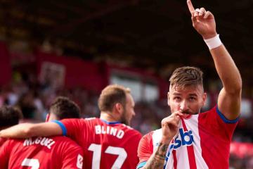 Sin Alexander Callens, Girona gano de nuevo y marcha segundo en LaLiga