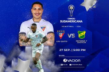 ¡Vive el LDU vs. Defensa y Justicia al estilo de Ovación!