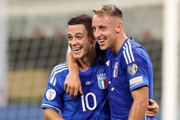 Italia derrotó a Ucrania y sigue en la pelea