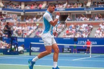 Novak Djokovic accedió a semifinales del US Open sin problemas