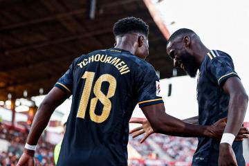 Real Madrid goleó a Girona y tomó la punta de La Liga