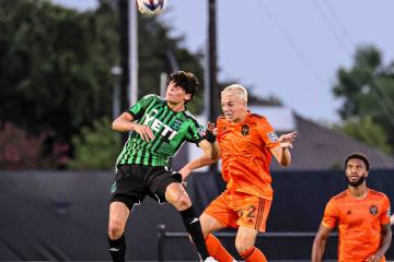 Pineau fue titular en triunfo del Austin FC II por 8avos de final de la MLS Next Pro
