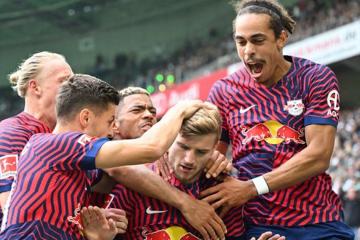 Leipzig ganó y sigue cerca en la Bundesliga