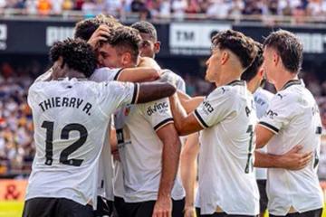 ¡Hizo respetar la casa! Valencia goleó al Atlético de Madrid