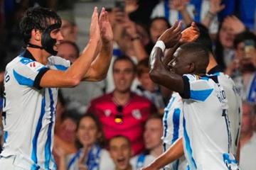 Real Sociedad goleó en el clásico vasco al Bilbao