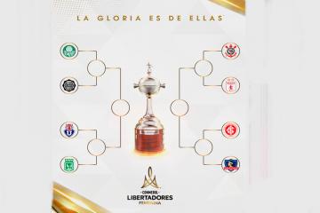 Así se jugarán los cuartos de final de la Libertadores Femenina