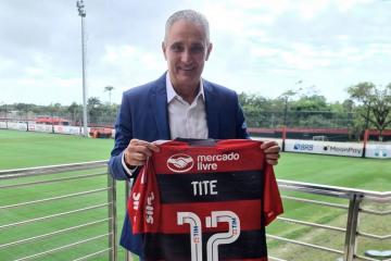 ¡Manos a la obra! Tite tuvo su primer día de trabajo al frente de Flamengo