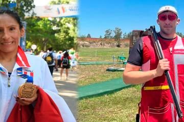 Gladys Tejeda y Nicolás Pacheco serán abanderados de Perú en Santiago 2023
