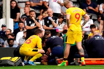 Chris Basham sufrió grave lesión que lo sacó del choque entre Fulham y Sheffield United