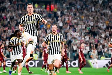 Juventus venció a Torino y se quedó con el clásico de Turín