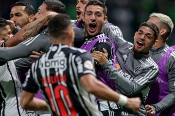 Atlético Mineiro sorprendió a Palmeiras y se acerca a zona de Copa Libertadores