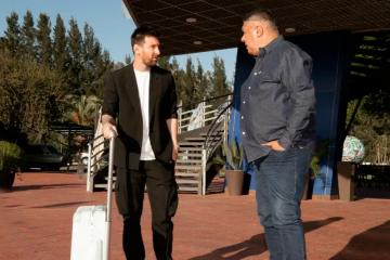 Messi se sumó a la concentración de Argentina