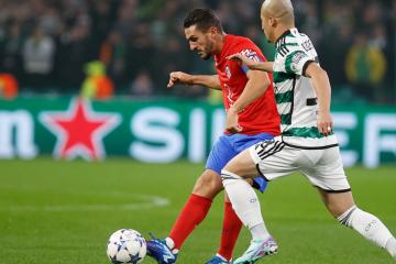 Atlético Madrid empató en Escocia por la Champions League