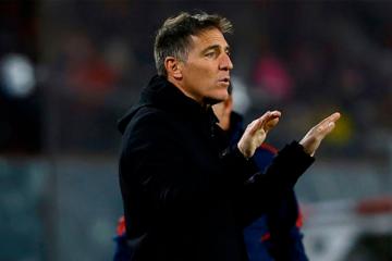 Berizzo: "Hay que seguir defensivamente como en los últimos dos partidos, que no nos generaron nada"