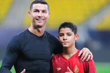Cristiano Jr. fue fichado por el Al Nassr