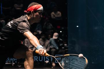 Sin problemas: Diego Elías avanzó a cuartos de final del US Open Squash