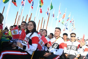 ¡Emocionante! Santiago 2023 le dio la bienvenida al Team Perú