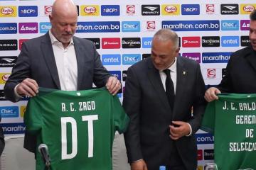 Bolivia presentó a Carlos Zago como su nuevo DT