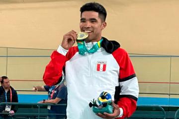 ¡Hazaña! Hugo Ruíz ganó la primera medalla de oro en la historia del ciclismo peruano en los Panamericanos