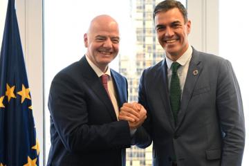Infantino: "En 2030 tendremos una huella global única"
