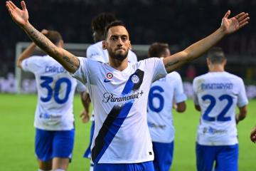Inter goleó a Torino y tomó la punta de la Serie A