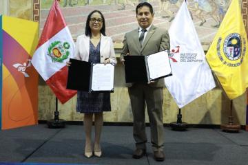 IPD y Universidad Nacional de Educación Enrique Guzmán y Valle firmaron convenio de cooperación interinstitucional