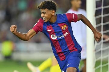 Lamine Yamal hizo historia en la Champions League