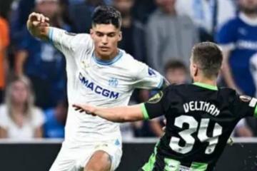 Olympique de Marsella empató 2-2 con Brighton por la Europa League