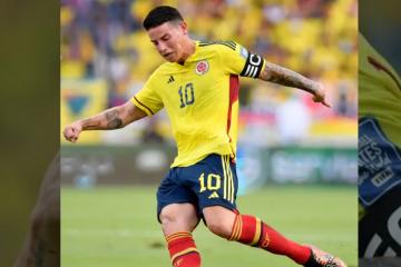 El récord de James Rodríguez tras el empate entre Colombia y Uruguay