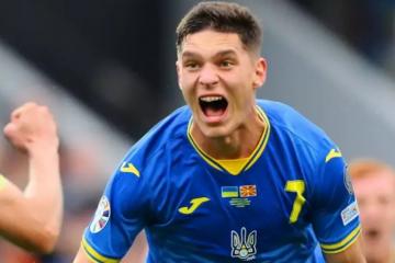 Ucrania venció por 2-0 a Macedonia del Norte por las eliminatorias a las Euro 2024