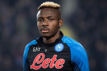 Osimhen está en duda para enfrentar a Real Madrid
