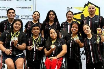 Selección peruana de Para bádminton ganó 8 medallas en torneo que se desarrolló en Australia